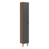 Paneleiro 2 Portas 221x35cm Mdf Kali 12228 Nicioli Carvalho