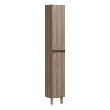 Paneleiro 2 Portas 221x35cm Mdf Kali Nicioli Carvalho Toq