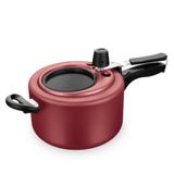 Panela De Pressão Antiaderente C/ Visor De Vidro 3,0l Cereja 6025
