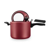 Panela De Pressão Antiaderente 4,5 Litros Com Visor Cereja 6033