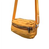 Bolsa Transversal Retangular Alça Ajustável Amarelo