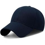 Boné De Beisebol Liso Aba Curva Esportivo Unissex Para Corrida Caminhada Ciclismo Azul