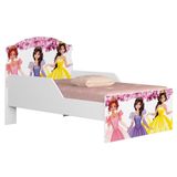 Mini Cama Infantil 148x68cm Proteção Lateral Princesa Rosa Z53 - Mpozenato