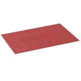 Toalha De Piso 230g Arabesco Jacquard Gaia 45cm X 75cm Lmpeter Terracota