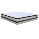 Colchão Box Casal Queen Size 158cm Molas Ensacadas Soft Pillow Love Story Bege-marrom - Gazin