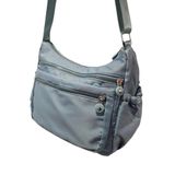 Bolsa Lateral Transversal Lisa Casual Azul Claro