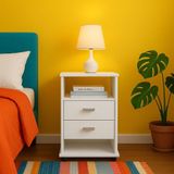 Mesa De Apoio Mdf Decorativa Multiuso Compacta E Funcional