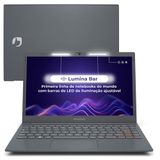 Notebook Positivo Vision C14 Lumina BAR Intel Celeron DUAL CORE 4GB 256 GB eMMC Tela 14" HD Linux