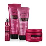 Kit Eudora Siàge Cauterização Dos Fios Sh Cond Máscara Sérum