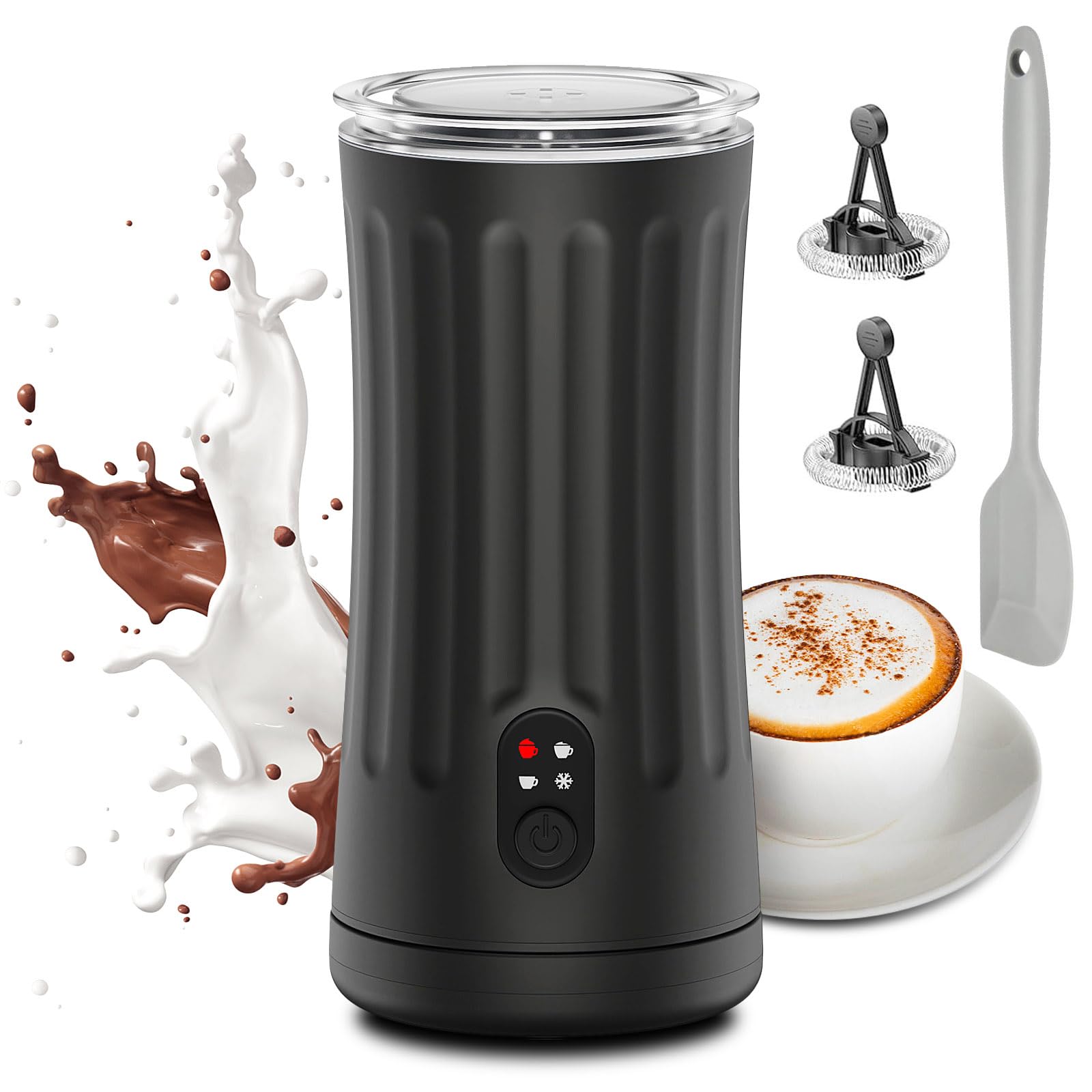 Milk Frother Ovetedot 4 Em 1 Atualizado Com Controle De Temperatura