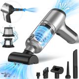 Aspirador De Pó Portátil Para Carros Ahnr Cordless 20000pa Com Air Duster
