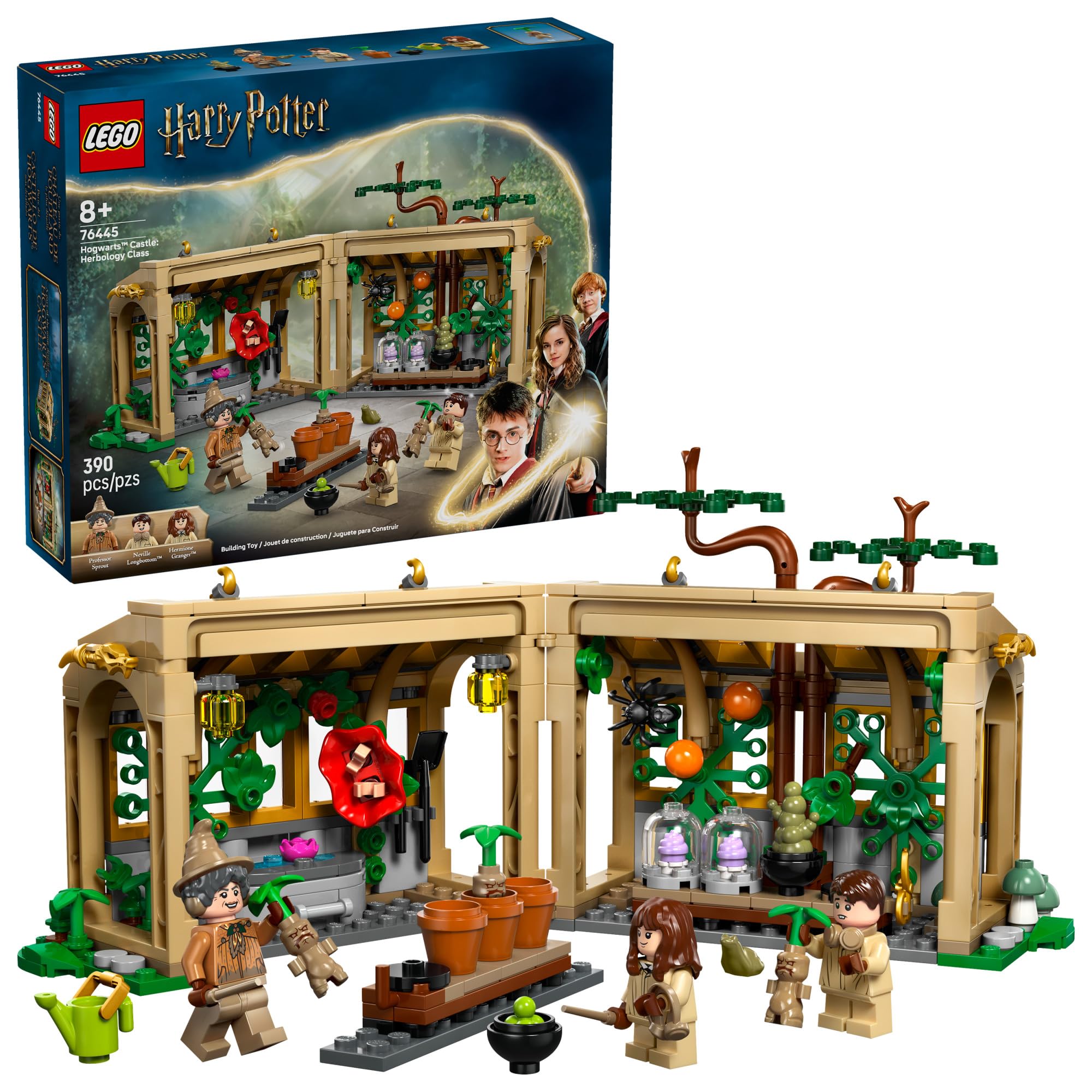 Brinquedo Lego Harry Potter, Castelo De Hogwarts, Herbologia, Classe 76445