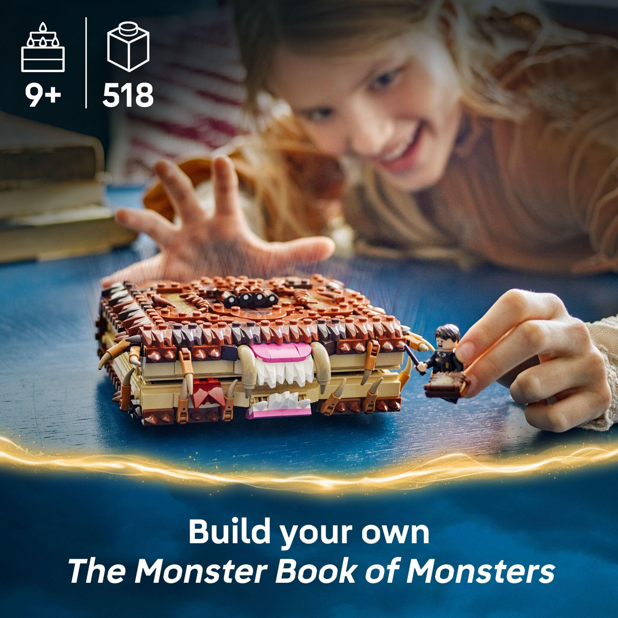 Brinquedo Lego Harry Potter Chomping Monster Livro Dos Monstros
