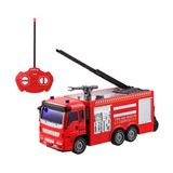 Caminhao De Controle Remoto Bombeiro Dm Toys