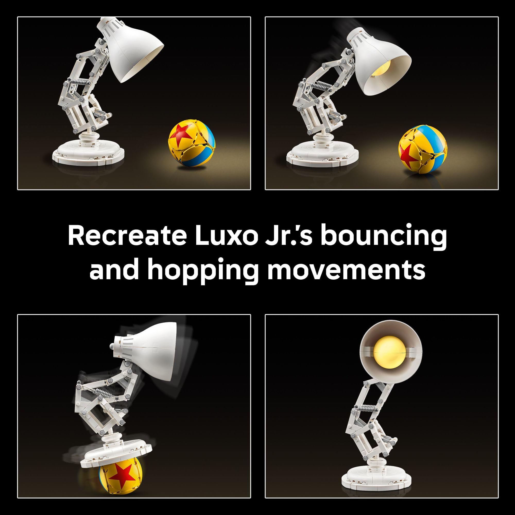 Conjunto De Construção Lego Ideas Disney Pixar Luxo Jr. 21357