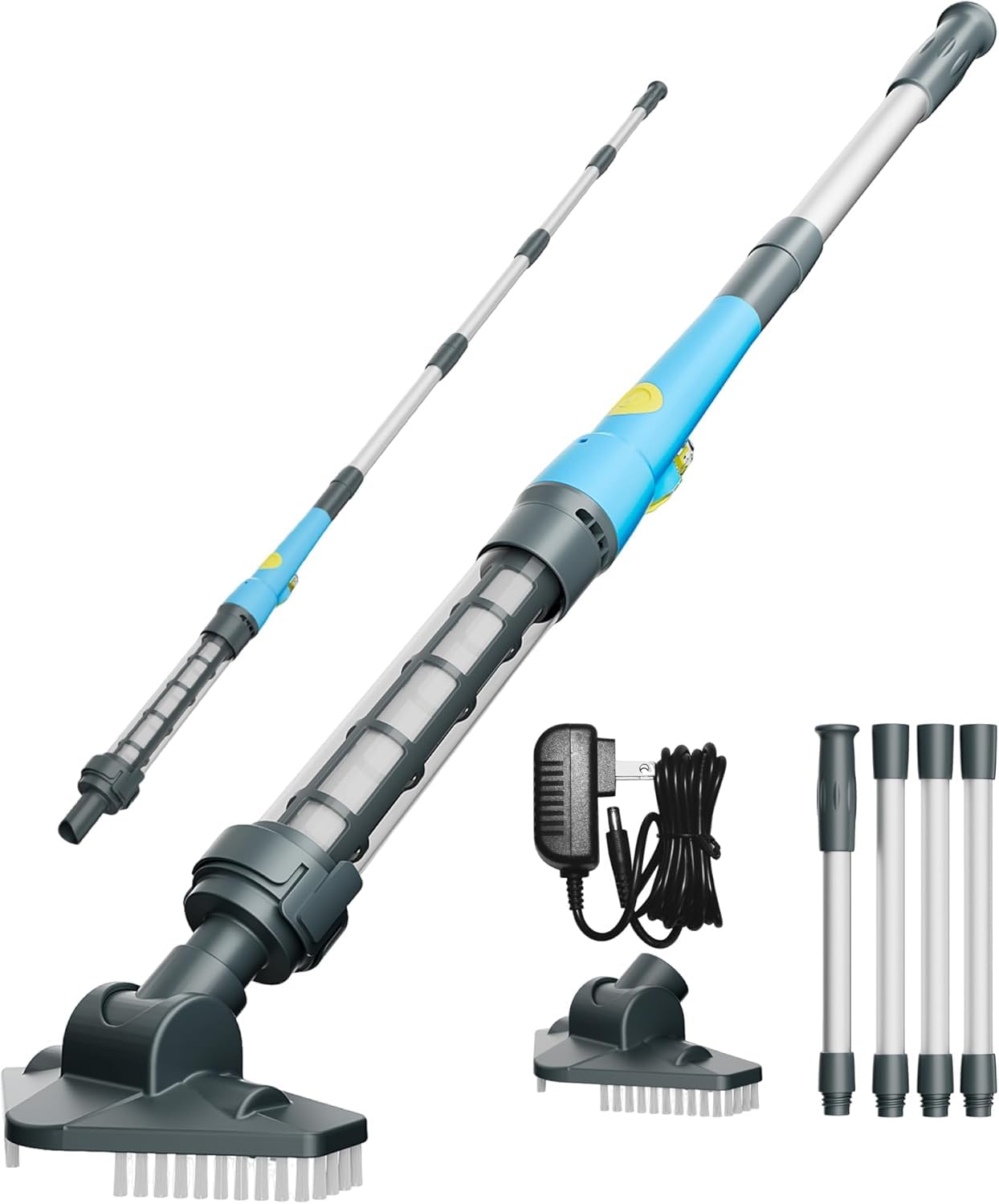 Aspirador De Piscina Sem Fio Recarregável Esasin Lightweight Blue