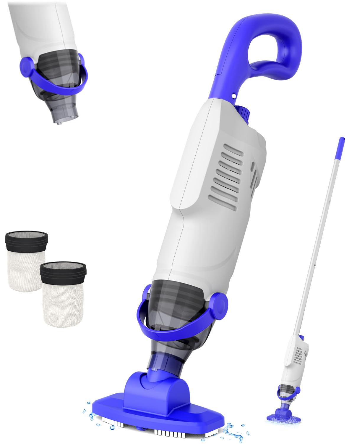 Aspirador De Piscina Sem Fio Nichro Para Piscina Acima Do Solo 60w