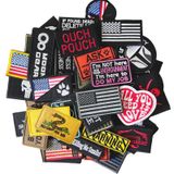 Pacote Tactical Morale Patch Harsgs, 20 Peças Com Laço E Gancho