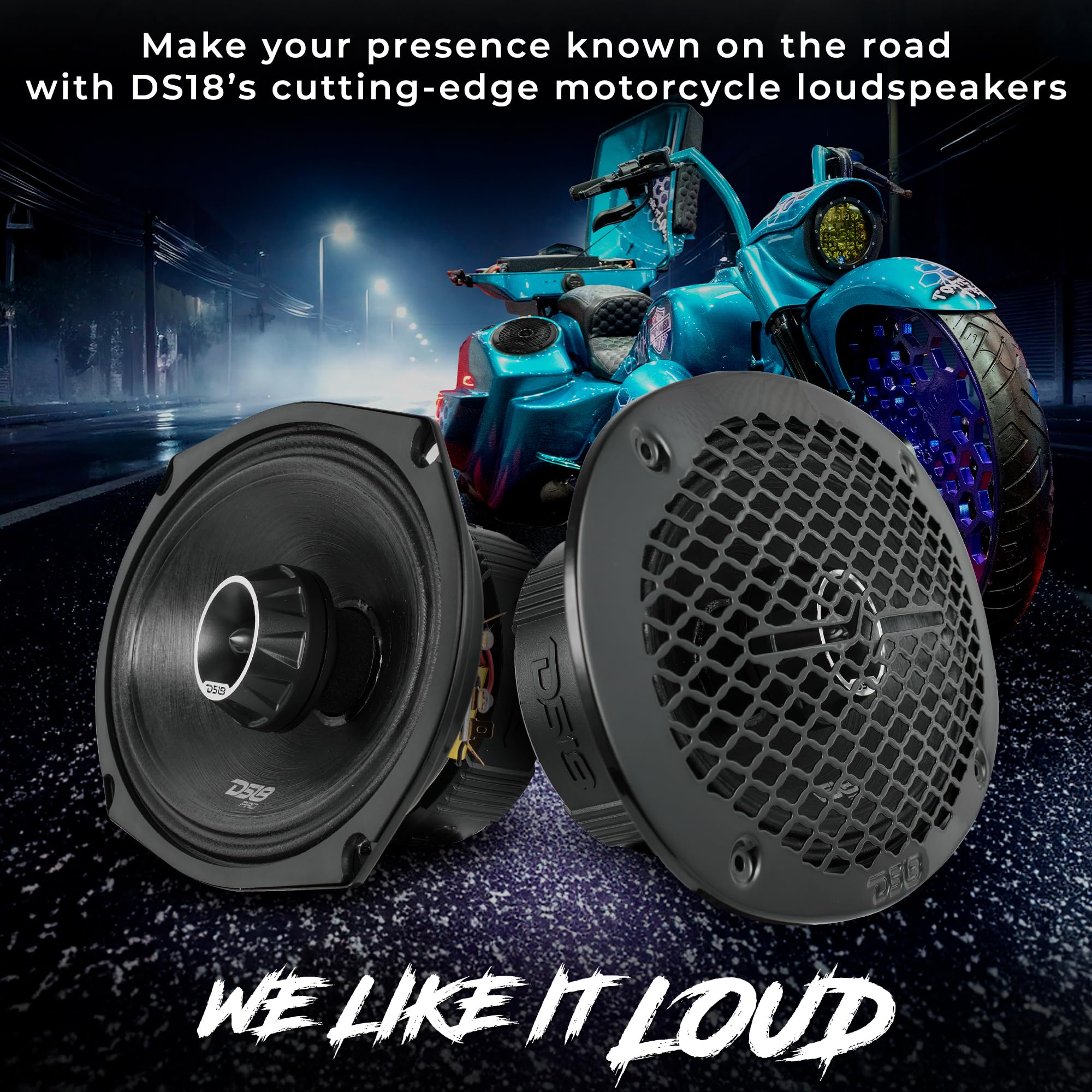 Alto-falante Coaxial De Médio Porte Ds18 Pro-zt Pro 6x9 Com