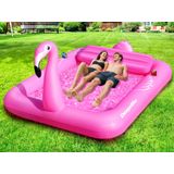 Piscina De Bronzeamento Inflável Deeprblu Luxury Flamingo Para 2 Pessoas