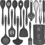 Conjunto De Utensílios De Cozinha Aothod Silicone 446° F Resistente Ao Calor