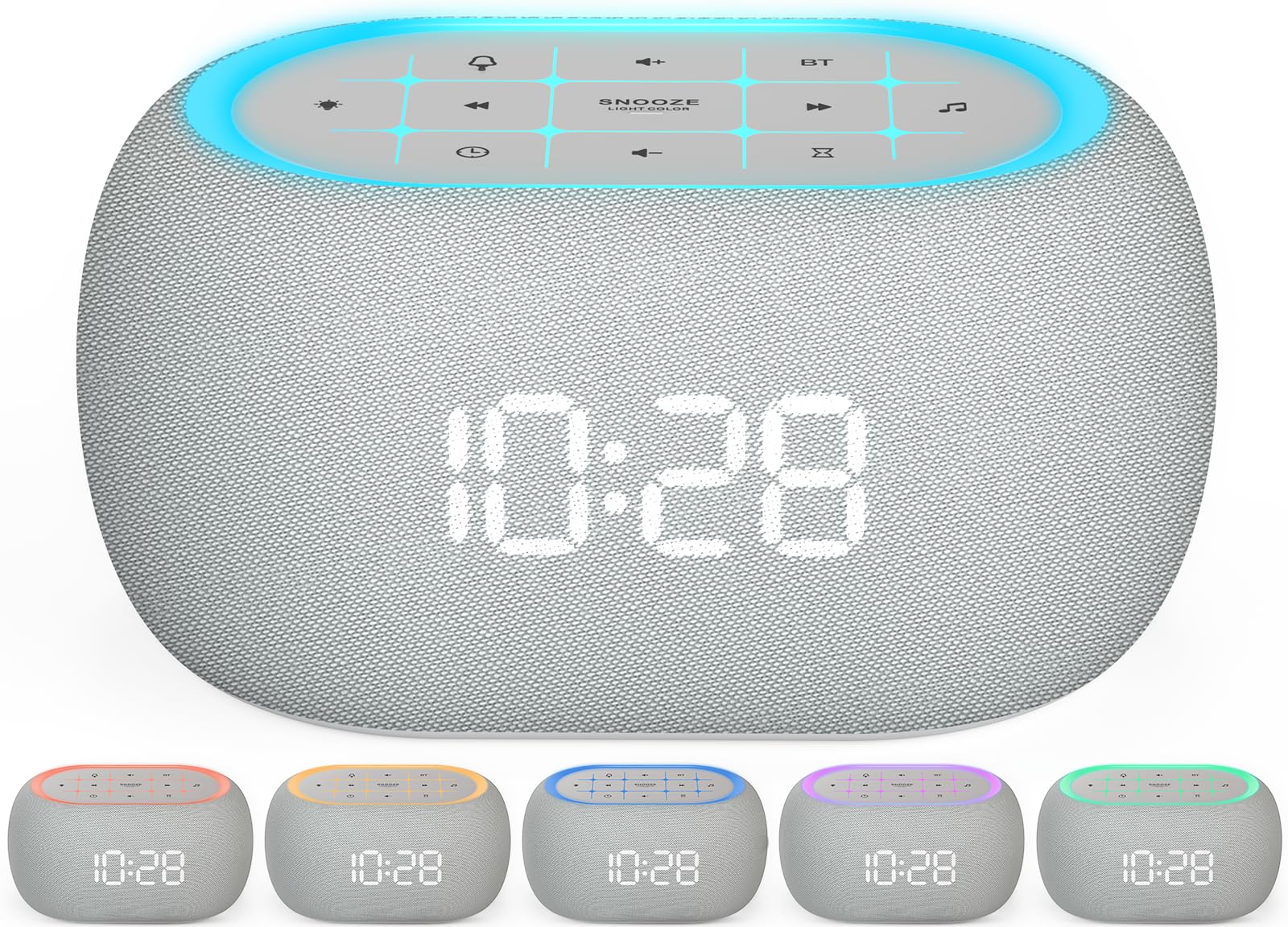 Despertador De Máquina De Som De Ruído Branco Bluetooth Anjank