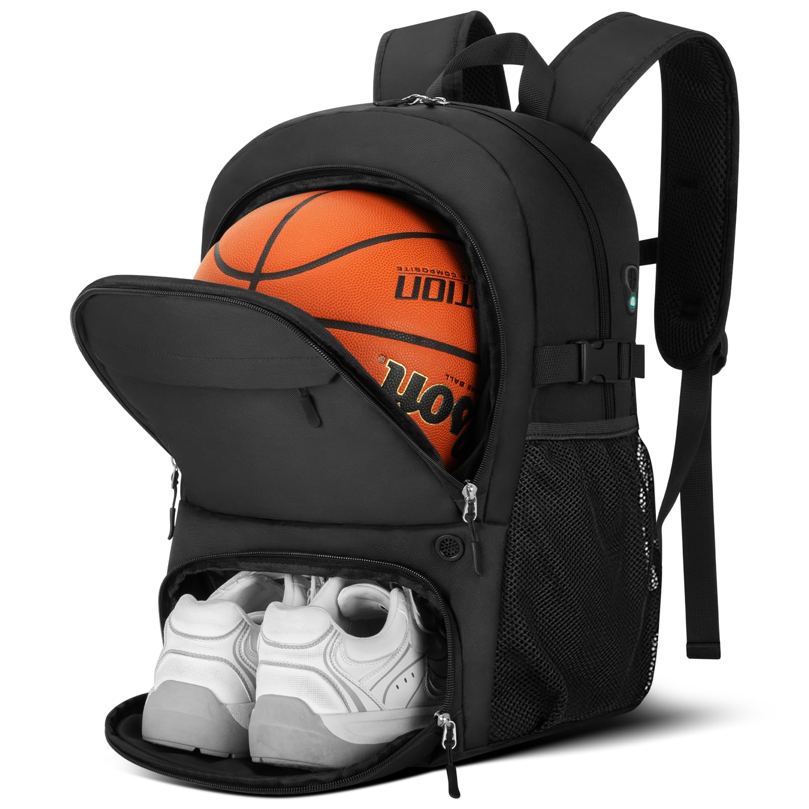 Mochila Ocklily Basketball Impermeável Com Bola E Sapato Compart
