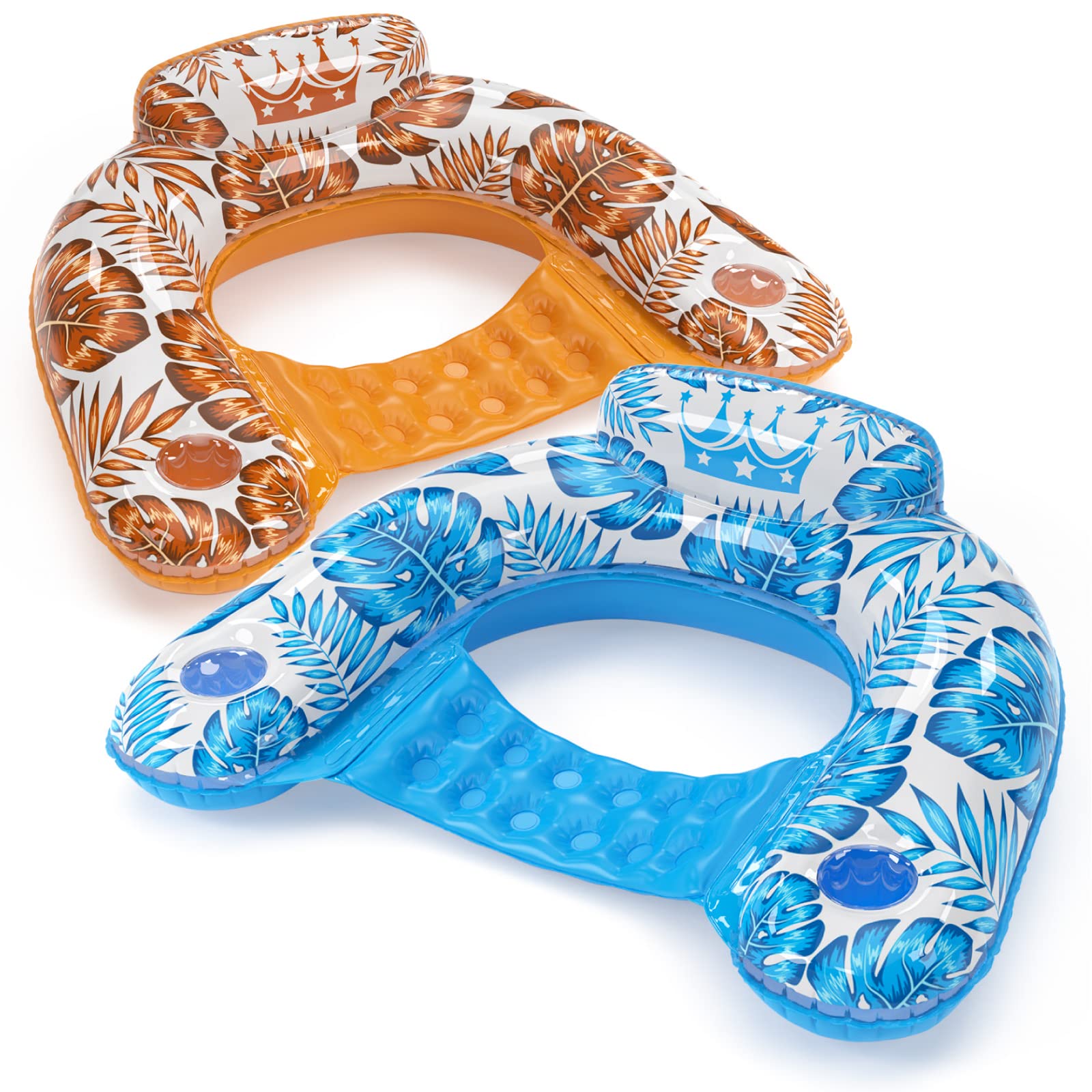 Cadeira Flutuante De Piscina Jasonwell, Pacote Com 2 Unidades Para Adultos