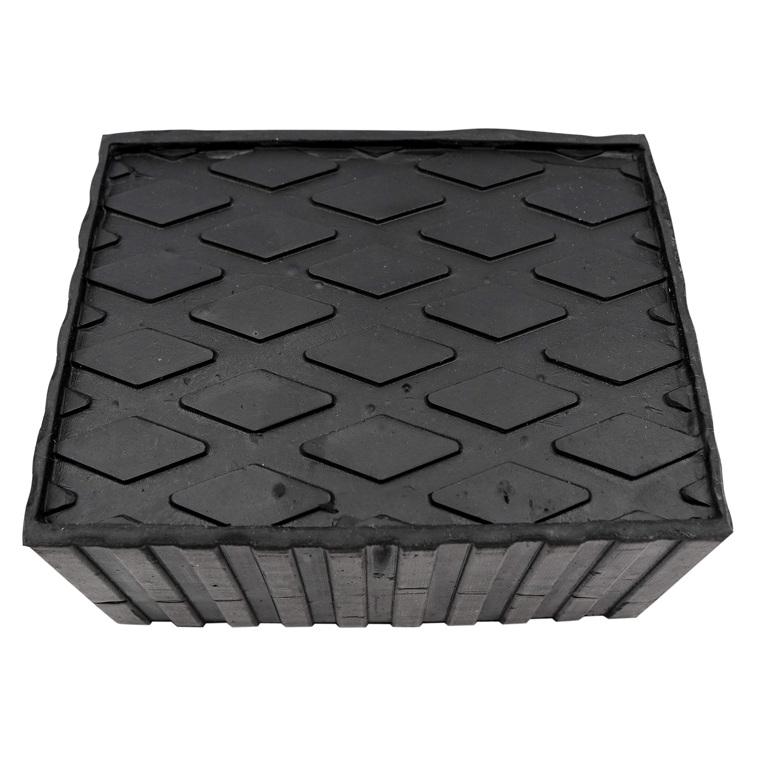 Bloco De Borracha Moldada Lift Pad Shark 51671, 6 X 4,75 X 6 Polegadas, Pacote Com 4