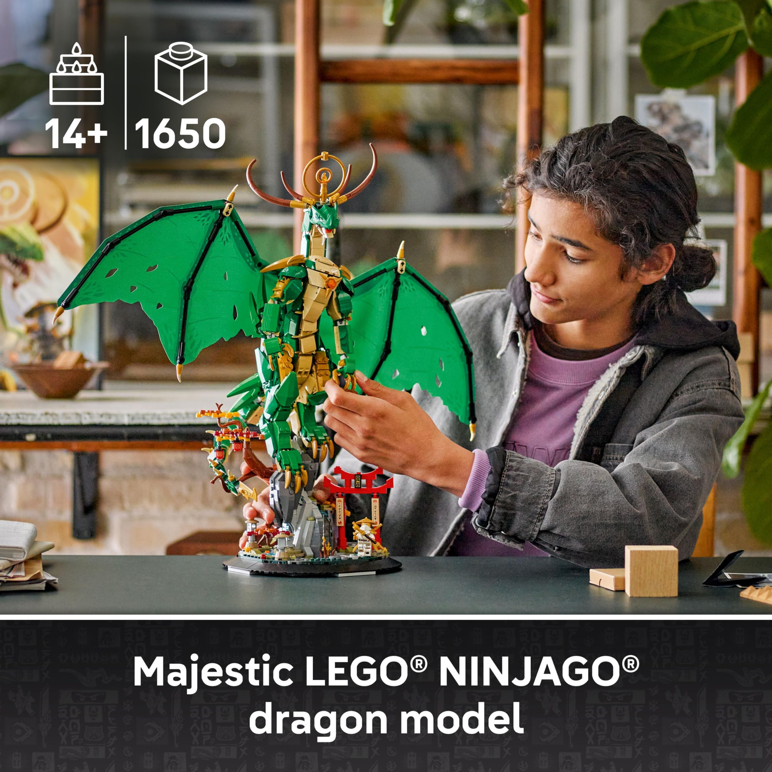 Kit De Construção De Modelos Lego Ninjago The Guardian Dragon