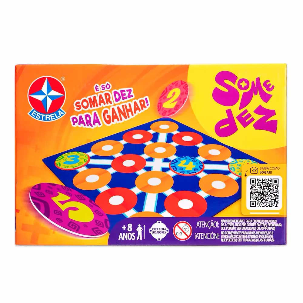 Jogo Infantil Raciocinio E Estrategia Some Dez Estrela