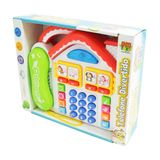 Telefone Divertido Casa Luzes E Sons Colorido Dm Toys