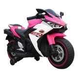 Moto Elétrica Infantil R3 12 Volts Led Cor Rosa Bivolt 24007