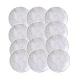 Prato De Sobremesa Porcelana Decorada Arbo 19cm 12 Unidades - Tramontina 96580/071