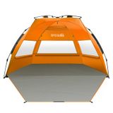 Beach Tent Outdoormaster Pop Up Para 4 Pessoas, Laranja