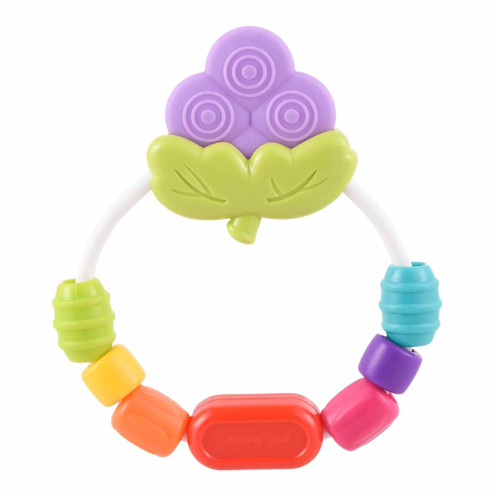 Mordedor Para Bebe Soft Frutinhas Uva Zoop Toys