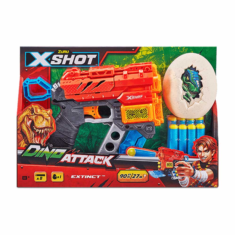 Lancador De Dardos X Shot Dino Attack Extinct Candide