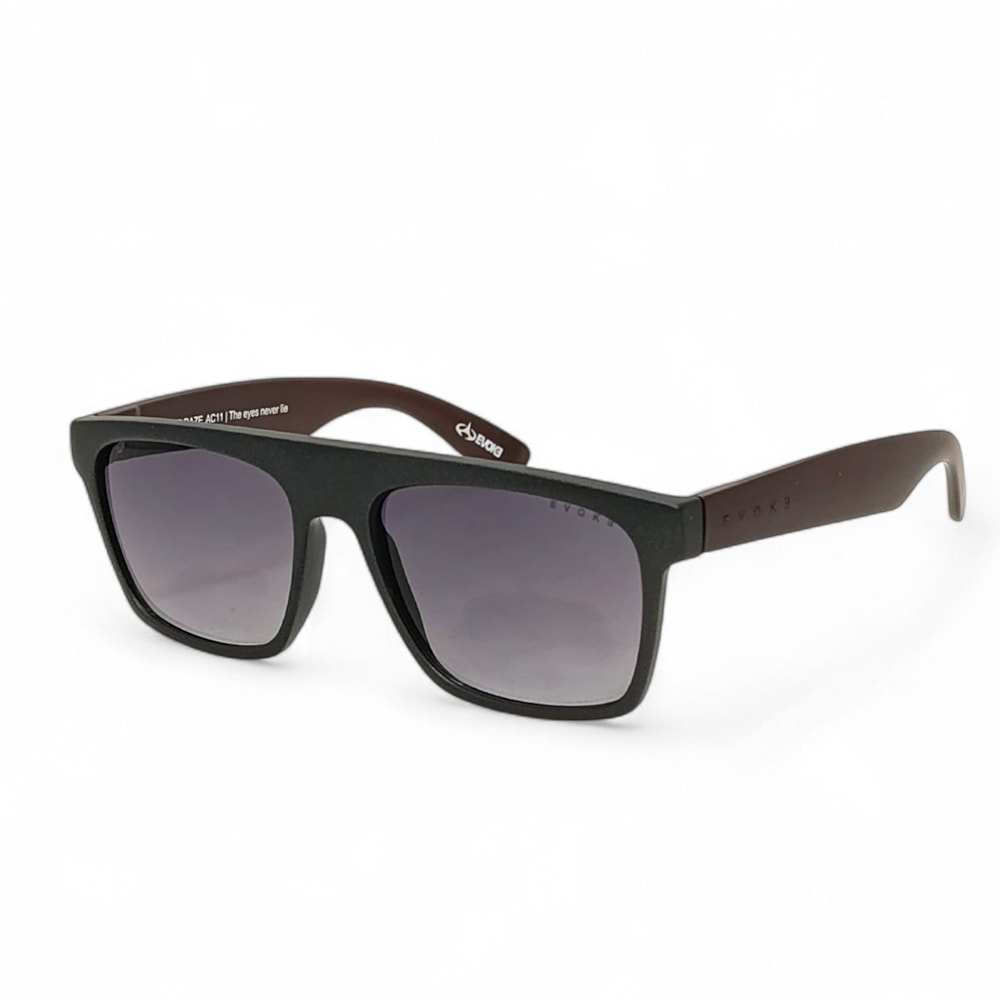 Óculos Evoke Daze Ac11 Black Matte Bordeaux Gray Gradient