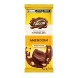 Chocolate Arcor Tablete Amendoim 80g - Embalagens Com 12 Unidades
