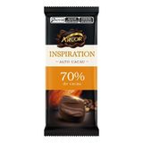 Chocolate Arcor Tablete Amargo 70% 80g - Embalagem Com 12 Unidades
