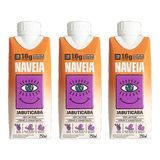 Kit 3x: Shake Proteico Vegano Jabuticaba Naveia 250ml