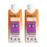 Kit 2x: Shake Proteico Vegano Jabuticaba Naveia 250ml