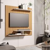 Painel Suspenso Osiris Para Tv 32 Polegadas Ripado/off-white