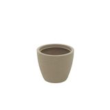 Vaso Asteca Em Polietileno Bege Com Prato 32 Cm - Tramontina