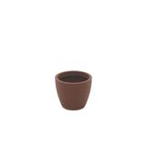 Vaso Asteca Em Polietileno Marrom Com Prato 24 Cm - Tramontina