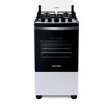 Fogão Brastemp 4 Bocas Com Dupla Chama E Grades Individuais Branco Bfo4ebb - Bivolt