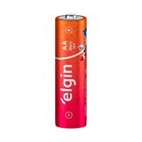 40 Pilhas Palito De Carvão 1,5v Elgin Aaa