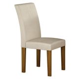 Cadeira Para Mesa De Jantar Napoli Mdf Freijó Joli Palha Leifer Móveis