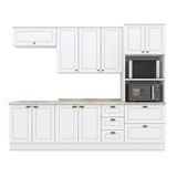 Cozinha Modulada Nova York 7 Peças Branco Henn