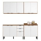 Cozinha Modulada Firenze Fi0008 Amêndola Branco - Demóbile